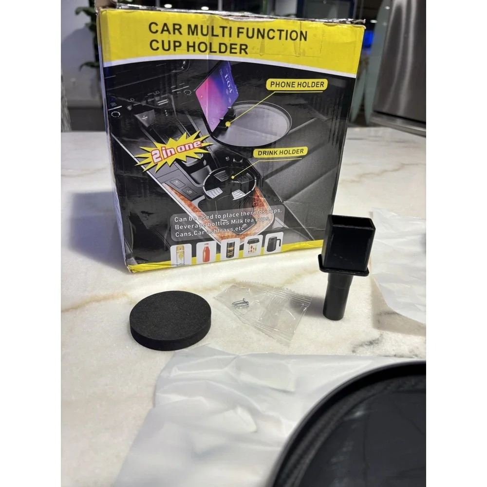 Brand new Multifunctional car cup holder expander with an integrated table tray